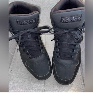 Adidas Men’s Hoop 3.0 Mid Sneakers - Black Size 9